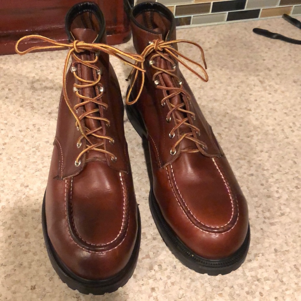VTG NWOT Red Wing Moc toe Safety Boot